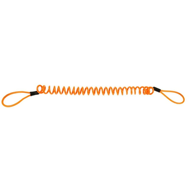 Bloqueo de disco Recordatorio Cable Bicicleta Motocicleta Seguridad Cordón Resorte Bobina Cuerda Naranja Naranja 1.5m Sharpla Cordón enrollado de acero