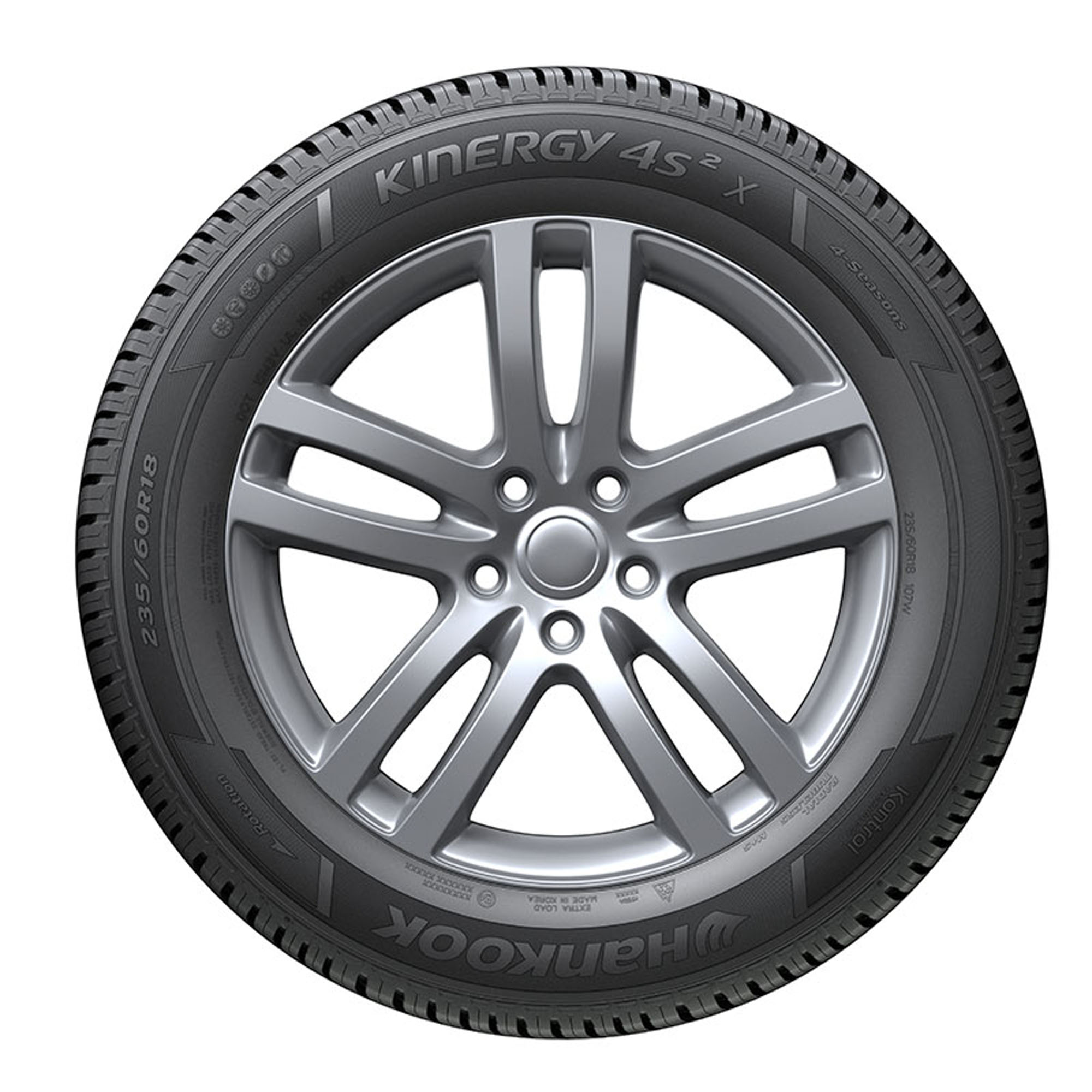 Hankook Kinergy 4S2 X (H750A) All Weather 225/60R17 99H SUV/Crossover Tire - image 2 of 4
