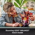 thumbnail image 3 of LEGO NINJAGO The Fire Knight Mech Building Set - Model Kit with Kai Minifigure from Legends Monstrosity - Teen Room Decor - Gift for Teenage Boys and Girls, Ages 14+ - 71846, 3 of 7