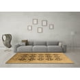 thumbnail image 3 of Ahgly Company Indoor Square Oriental Brown Traditional Area Rugs, 5' Square, 3 of 4