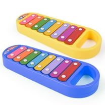 OUNONA Toy Glockenspiel Musical Instrument for Kids, Bright Colors, Iron Frame, 1 Piece Educational Toy