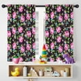 thumbnail image 5 of Blackout Kids Curtains,Pioneer Flower Floral Print Pattern Childrens Insulated Curtains Set Of 2,Bedroom Essentials,Toddler Room Decor 42"x54", 5 of 5
