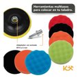 thumbnail image 5 of Kit 12 Pz De Pulir Para Taladro Esponjas Adaptador 115mm, 5 of 5