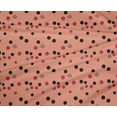 thumbnail image 4 of oneOone Polyester Lycra Peach Fabric Cartoon Face & Polka Dot Sewing Material Print Fabric By The Yard 56 Inch Wide, 4 of 4