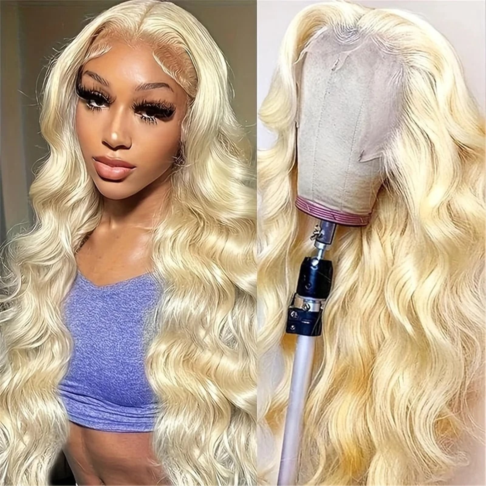 Human Hair Wigs 13x6 Hd Lace Frontal Wigs 220 Density Loose Body Wave PrePlucked
