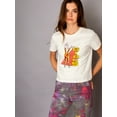 thumbnail image 5 of Jordache Vintage Women's Carla 'Goodbye Girls' Boxy Crewneck Graphic T-Shirt, 5 of 5