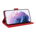 thumbnail image 3 of Dteck Case for Samsung Galaxy S22 Plus,Magnetic Leather Card Pocket Wallet Case Shockproof Rubber Kickstand Cover for Galaxy S22+ 5G,Red, 3 of 5