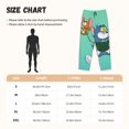 thumbnail image 5 of Tom And Jerry Women's Pajama Pants, All Over Print Causal Drawstring Lounge Pant, Comfy Loose Wide Leg Pajamas Bottoms Trousers with Pockets, 5 of 8
