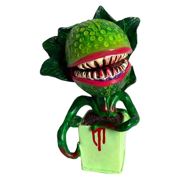 Resina Caníbal Flores Escultura Artesanías Chomper Flores Estatuillas Adornos Ehuebsd Libre de BPA
