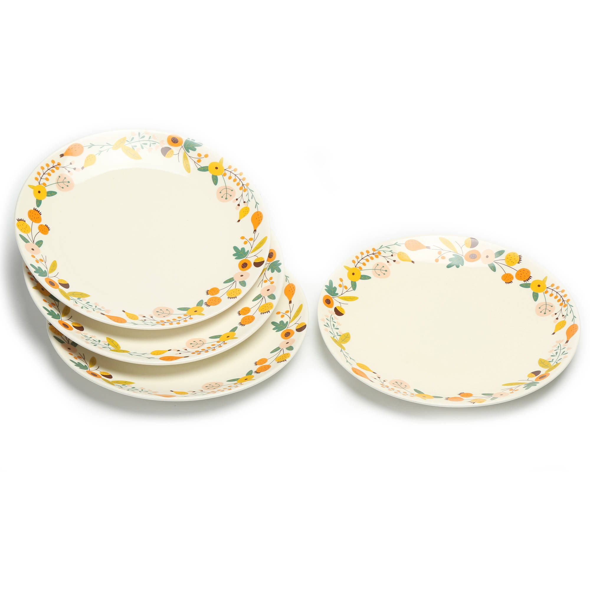 Mainstays 16-Piece Happy Harvest Fall Floral Dinnerware Set - image 2 of 5