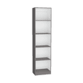 thumbnail image 3 of Home Xs Bookcase With 5-Tier Shelves And Slim Design -Matt Gray / White -Office, 3 of 6