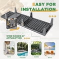 thumbnail image 4 of Devoko Set of 2 Outdoor Patio Chaise Lounge Chairs, Rattan Style, Multi-angle Adjustable, 4 of 7