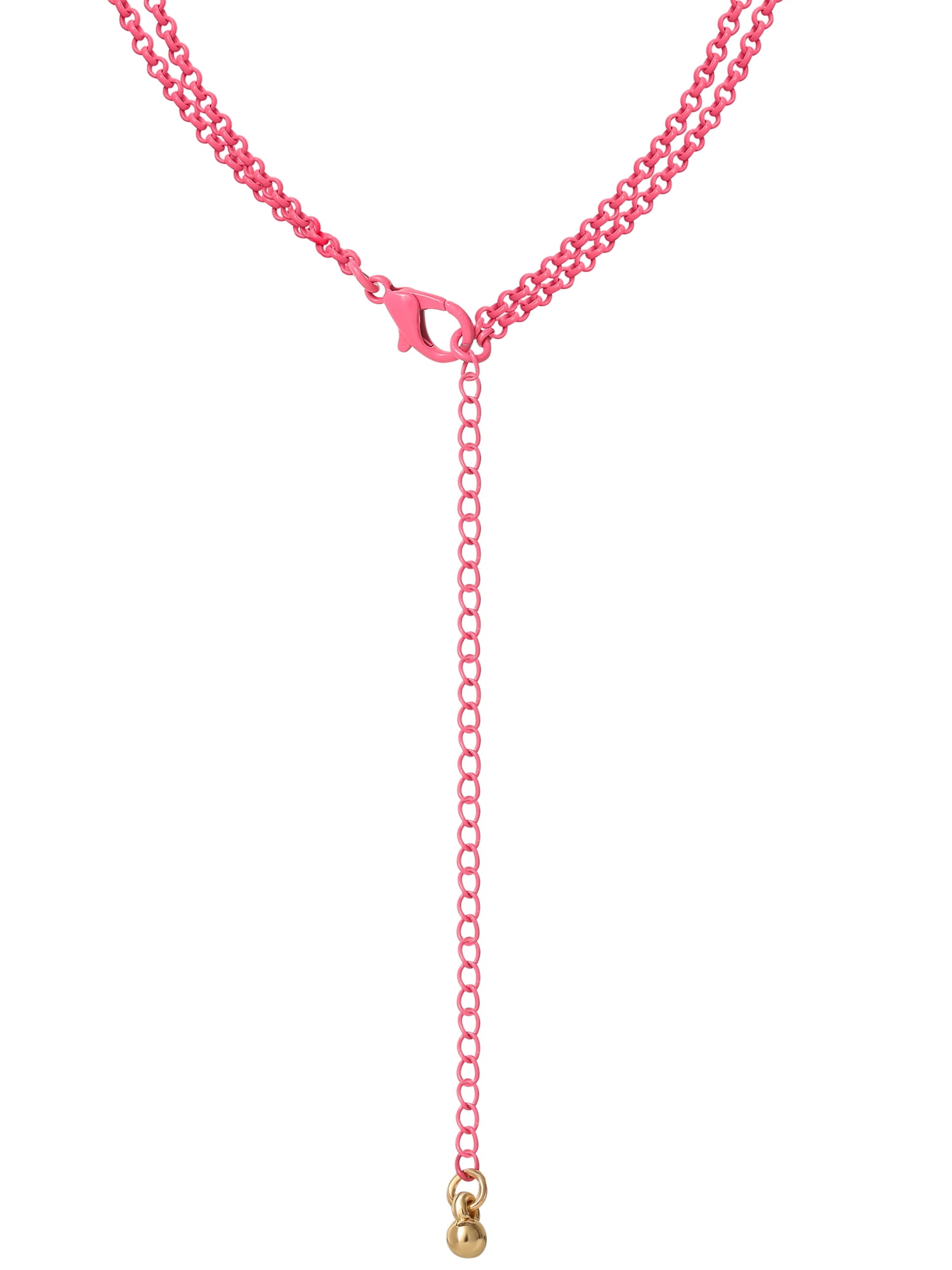 Justice, Girl's/ Tween Peace XOXO, Peace Layer Necklace Set, Set of 2