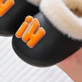 thumbnail image 6 of Jkety Toddler Boys Slippers Toddler Slippers Boys Girls House Shoes Little Kids Home Indoor Bedroom Cute Warm Winter Slipper Black,9, 6 of 7