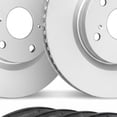 thumbnail image 3 of KarParts360 For Mercedes-Benz S400/S350 2010 2011 2012 2013 Brake Set Rear | Plain Rotor Style | Performance / Racing Driving Style, 3 of 4