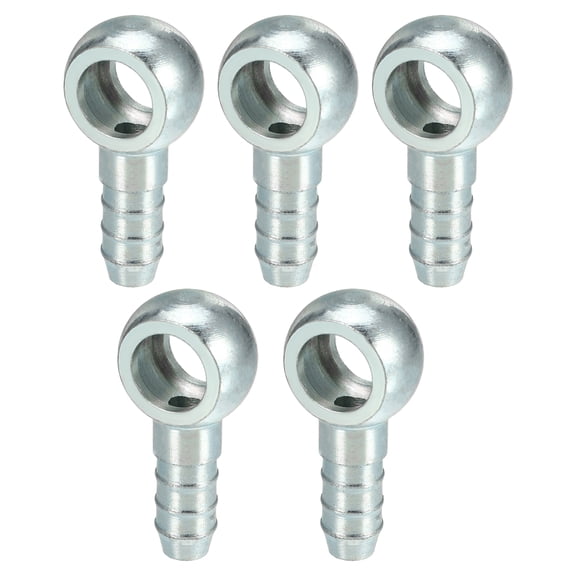 5pcs 12mm ID 10 mm OD Car Banjo Hose Barb Bolt Fittings Universal Banjo Fitting Fuel Adapter Connector