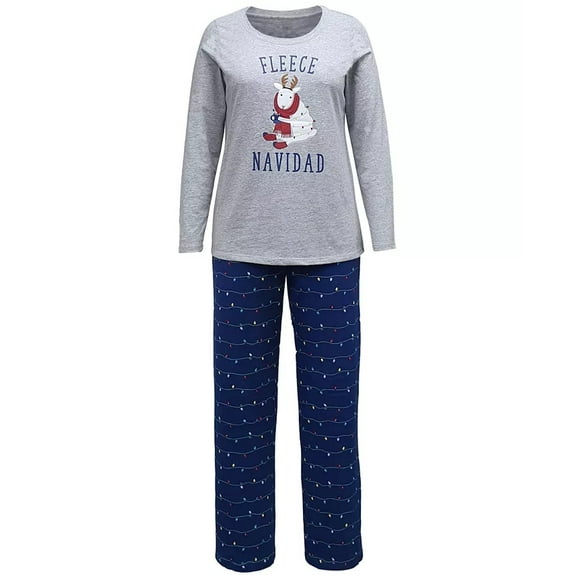 Family Pajamas Matching Women's Fleece Navidad Family Pajama Set Size 3X