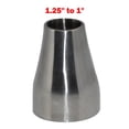 thumbnail image 1 of 1\" 2\" 3\" Sanitary pipe fitting Weld Welding Reducer Stainless Steel 316 Adapter, 1 of 3