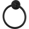 thumbnail image 1 of Seachrome Coronado Porte-Serviettes Mural Rond pour Salle de Bain, Acier Inoxydable, Noir Mat, 1 of 7