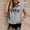 Grey, variant on Hauaitttt Women Plus Size Fashion Letter Hooded Sweatshirt Short Sleeve Loose Blouse Top 3x Sleeveless Back Cropped Tops plus Size Top Women Adjustable Tops for Women Pack Athletic Crop V Neck