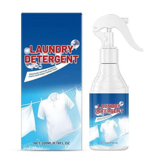 HHBEAUTY Laundry Stain Remover Spray - Laundry Spot Cleaner, Natural Stain Treater Spray for Clothes Fabric, Rescue Mess Removal for Food, Oil Stains, Great for Travel