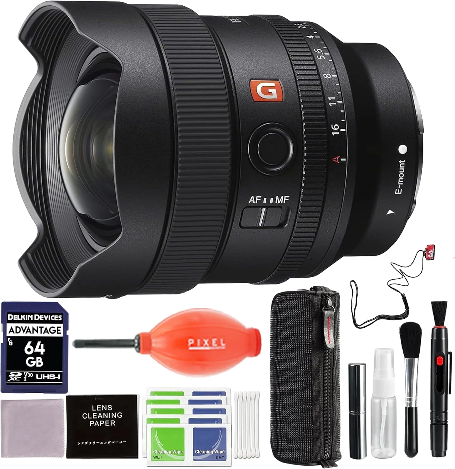 Sony, FE 14mm F1.8 GM Full Frame Ultra Wide Prime Lens, SEL14F18GM