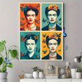 thumbnail image 4 of Frida Kahlo Butterfly Canvas Wall Art 15.75x11.81 Inches, 4 of 8
