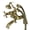 Antique Brass, variant on Kingston Brass KS267SB Kingston 6" Center Deck-Mount Clawfoot Tub Faucet with Hand Shower, Brushed Brass