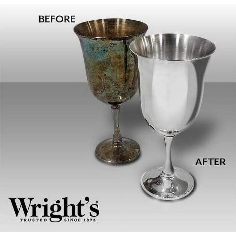 Wright's Silver Cleaner and Polish - 7 Ounce - Ammonia Free - Use on  Silver, Jewelry, Antique Silver, Gold, Brass, Copper and Aluminum 