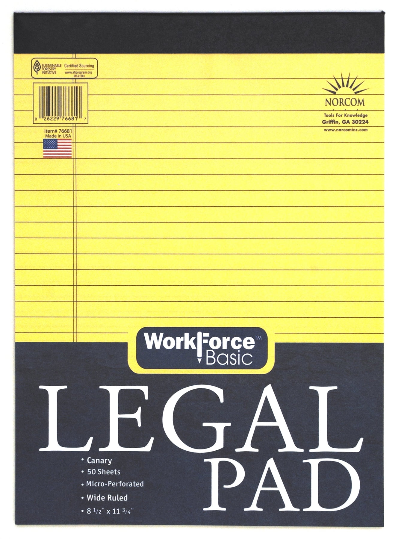 Legal Pad 8.5x11.75"