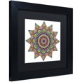 thumbnail image 2 of Trademark Fine Art "Sparkling Sunny Day Mandala" Canvas Art by Kathy G. Ahrens, Black Matte, Black Frame, 2 of 4
