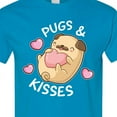 thumbnail image 4 of Inktastic Valentines Day Pugs and Kisses with Pink Hearts T-Shirt, 4 of 5