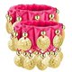 thumbnail image 1 of 1 par de pulseras y tobillos para danza del vientre, de gasa, con monedas de oro, accesorio para disfraz de danza del vientre, regalo de San Valentín, joyería para niña, 1 of 4