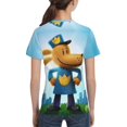 thumbnail image 7 of Dog Man Boys Girls T Shirt Kids Short Sleeve Crewneck 3d Printed Graphic Shirts For Kids Youth Medium, 7 of 7