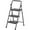 Gray, variant on AMZFUN 4 Step Telescopic Herringbone Ladder Ladder, Multi Position Non Slip, Storable Folding Ladder, Stairs Home Indoor Outdoor Roofing, 330 lbs Safe Load Capacity, Black