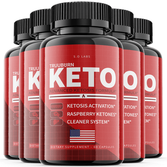 (5 Pack) Truuburn Keto Diet Pills with Truuburn Keto Advanced Formula True Burn Tablets for Appetite Control & Suppressants (300 Capsules)