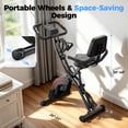 thumbnail image 3 of UPGO 5 IN 1 Folding Exercise Bike with 6.6 LBS Flywheel & 16 Levels of Resistance, 330LB Weight Capacity Indoor Workout Cycling Bike for Home Gym, 3 of 12