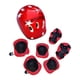 thumbnail image 5 of Casco de bicicleta Zulema 7 unids/set ajustable para niños Rojo, 5 of 8