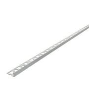 M-D Building Products 31397 3/8 in. x 96 in. Mill Aluminum Tile Edge