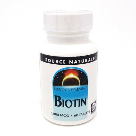 Source Naturals Biotin 5 mg - 60 Tablets