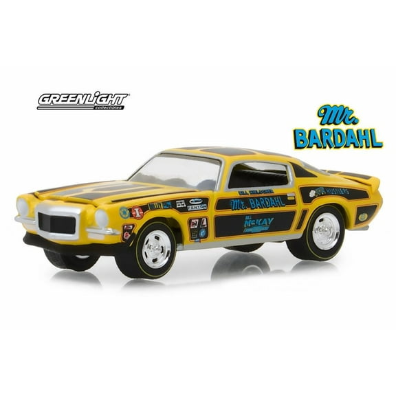 1970 Chevy Camaro, Mr. Bardahl - Greenlight 29989/48 - 1/64 scale Diecast Model Toy Car