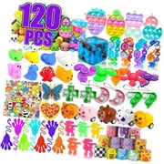 SKYSONIC 120 Pcs Assortment, Easter Fillers, , Treasure Box Toys, Classroom Rewards, Goodie Bag Fillers, Carnival Prizes for Boys and Girls