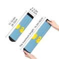 thumbnail image 4 of Pofeuu Cute Ducky Print 30cm Socks, Adult Running Hiking Socks for Youth and Adult, 4 of 7