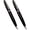 Black, variant on STONEGO Retractable Twist-Up Metal Ballpoint Pen - Medium Tip (1.0mm) Rollerball Pen, Smooth Writing, Black Ink - Durable metal construction, perfect for gift giving and everyday writing