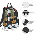 thumbnail image 2 of Balery Pineapple With Black Glasses Mochila Ligera para Hombres y Mujeres – Resistente y Impermeable, Ideal para la Escuela, el Trabajo, los Viajes y el Uso Diario, 2 of 7