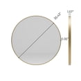 thumbnail image 2 of Fresca Fmr4636 Olena 35-7/16" Diameter Circular Flat Aluminum Framed Wall Mounted Bathroom, 2 of 7