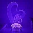 thumbnail image 2 of Luz nocturna LED 3D que cambia de color para niños y niñas, 2 of 2