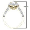 thumbnail image 4 of Dazzlingrock Collection 1.55 Carat (ctw) 14K Round Cut Diamond Vintage Bridal Engagement Ring, Yellow Gold, Size 5.5, 4 of 4