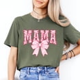 thumbnail image 2 of Bella Canvas Flower Mama Graphic T-Shirt Birthday Gift for Women Moms, 2 of 5