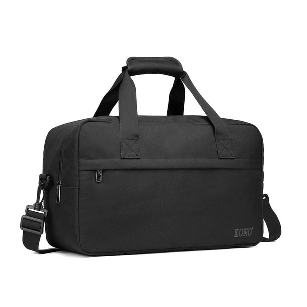 Bolsa de viaje Kono de 20 litros para debajo del asiento, negra, 40 x 25 x 20 cm